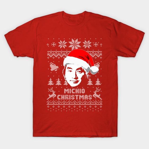 Michio Kaku Christmas T-Shirt by Nerd_art